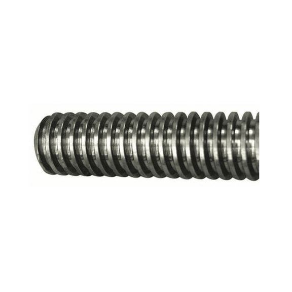 Threaded Rod, 3/4"-6, Steel, Plain Finish, 36 in Length