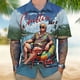 thumbnail image 5 of Trump tenía razón en todo Camisetas hawaianas con estampados de simpatizantes de Donald Trump Blusas de manga corta para fiestas navideñas, 5 of 5