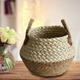 thumbnail image 3 of DOLITY Baskets Decorative Woven Basket for Closet Dorm Brown Small, 3 of 6