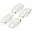 thumbnail image 4 of 100 pinzas para extensiones de cabello multiusos de 9 dientes, 32 mm, color blanco, 4 of 14