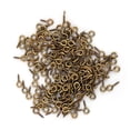 thumbnail image 1 of 200 Pcs Épingles à Il en Alliage, Design à Vis, Adapté pour la Fabrication de Bijoux en Résine et Bois, 1 of 7