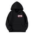 thumbnail image 4 of FYDUU Graphic Hoodies for Girls Bow Print Hooded Sweatshirts Casual Long Sleeve Pullover Tops Fall Cute Trendy Comfy Clothes 4-5 Years, 4 of 6