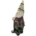thumbnail image 4 of Northlight Gnome with Butterfly and Ladybug Outdoor Garden Statue - 15.25", 4 of 5
