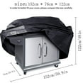 thumbnail image 3 of Housse de Gril Barbecue, Grande Housse de Gril 152 cm X 76 cm X 122 cm Housse de Bbq Extra Grande Robuste contre la Pluie et la Neige Protecteur de Gril Barbecue Housse de Gril Bbq, Housse de Gril Robuste, 3 of 7