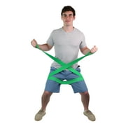 CanDo Multi-Grip 6 Foot Resistance Bands with hand, foot and finger loops for total body workouts, training, rehab, stretching or therapy. Set of 5 Resistance Levels
