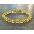 thumbnail image 2 of Citrine Crystal Bead Bracelet 6-7mm, Wholesale Genuine Citrine Stretch Gemstone Bracelet, Gift for Men & Women (1), 2 of 8