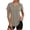 Khaki, variant on Rosvigor Womens Workout Tops V Neck T Shirts Comfy Athletic Shirts Loose Women Activewear Top for Gym Running Yoga