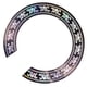 thumbnail image 2 of Finest 40 41 Pulgadas Guitarra Acústica Sound Hole Etiqueta de Color Negro con Patrón de Cromo Sunnimix Guitar Sound Hole Decal, 2 of 5
