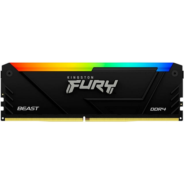 Memoria RAM DDR4 16GB 3600MHz KINGSTON FURY BEAST RGB 1x16GB Negro
