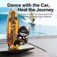 thumbnail image 4 of QENASHAING Vibrating Dashboard Toy Bear, 4.4 Inches Long, Glides Quietly on Rails, Adds Playful Motion to Long Road Trips, 4 of 8