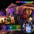 thumbnail image 5 of LED String Lights Outdoor, Battery Operated Rope Light ,Updated 39FT100 LEDs 8 Modes Waterproof Fairy Lights Dimmable/Timer with Remote for Christmas Halloween Holiday Decoration ,Multicolor, 5 of 6