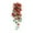 Red, variant on Binwennn Hanging Roses Bunch Flower Hanging Garland Wisteria Orchid Wall Flowers Flowers Silk Flowers Rose Heads Wedding Decorations for Reception Wild Flower Garland Winter Flower Garland Winter