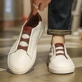 thumbnail image 6 of Men's Summer Casual Loafers Slip On Leather Shoes Lightweight Driving Shoes Male Casual Sneakers Flats Walking Shoes, 6 of 8