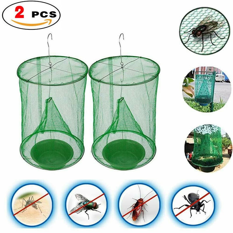 Reusable Catcher Cage Net Trap Bug Pest Insert Fly Catcher Killer Hanging DIY 