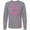 Athletic Heather, variant on Sassy Since Birth, Arrows, Hearts - Pink Purple Long Sleeve T-Shirt