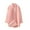 Pink, variant on Utoimkio Women's Plus Size Button Down Shirts Long Sleeve Cotton Casual Collared Shirt Oversized Loose Casual Vacation Blouses Tops for Women with Pockets