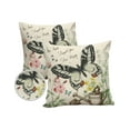 thumbnail image 2 of French Country Garden Butterfly Floral Watering Can Outdoor Pillow Covers Waterproof Throw Pillow Cover 16x16 Set of 2,Decorative Pillowcases Cushion Case for Patio Sofa Couch,Farm Flower Plant, 2 of 7