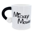 thumbnail image 2 of Disney Mickey Mouse Sculpted Handle Ceramic Mug | Holds 20 Ounces, 2 of 2