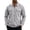 Gray, variant on Miqool Mens Waffle Zip Up Shirts Jacket Casual Collared Long Sleeve Lightweight Overshirts with Pockets