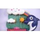 thumbnail image 2 of Baby bath water toy - Fun Dolphin Design for Boys and Girls - Educational Bathtub Toy for Infants, Babies and Preschoolers （Elegant Green）, 2 of 5