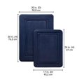 thumbnail image 2 of Mainstays Memory Foam Bath Mat Set Navy, 2 of 5