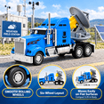 thumbnail image 6 of Blue Storm Chaser Research Truck Model, Weather Interceptor Vehicle with Rolling Wheels and Rotating Rear Equipment, Plastic Display Truck for Desk, Shelf and Cabinet, 6 of 7