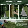 thumbnail image 5 of Emergency Survival Tent Life Shelter - 2 Person Mylar Emergency Shelter Tube Tent with Emergency Whistle & Paracord, All-Weather Essential Survival Gear for Camping, Hiking & Survival Kits, 5 of 8