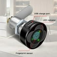 thumbnail image 3 of Smart Drawer Fingerprint Lock File Cabinet Lock Built-in Battery Rechargeable, 3 of 11