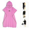 thumbnail image 4 of Youkk Surf Poncho Quick-Drying Changing Robe Surfer Towel Cape Hooded Pink, 4 of 6