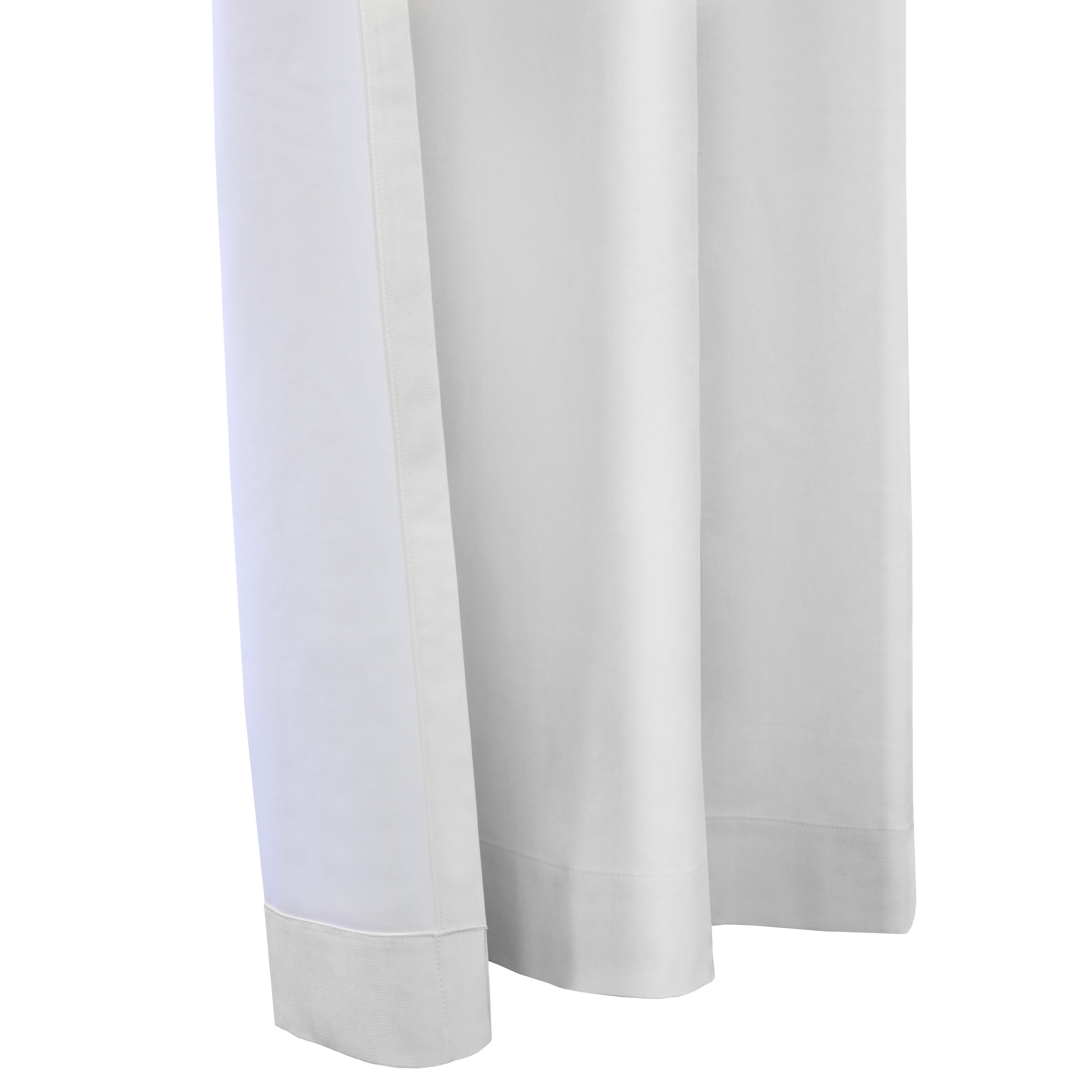 Winmate Insulated Cotton Grommet Curtain Panel - Pair each 40" x 95" in White