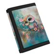 thumbnail image 2 of Psesaysky Floral Owl Youth Wallet for Sports, Polyester Slim Card Wallet with Zipper Closure, Wear-resistant Trifold for Travel, 2 of 6