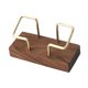 thumbnail image 3 of Organizador de de madera de escritorio de 11x5 cm para reuniones, conferencias accesorias versátiles versátiles de mesa de marco Marrón oscuro, 3 of 8