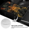 thumbnail image 7 of Yuyamidu Orange Sea Turtle Car Center Console Armrest Protector Flannel Car Arm Rest Cover Pad Winter Automoblie Armrest Cover Cushion Accessories for Car Sedan Truck, 7 of 7