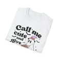 thumbnail image 4 of Call Me Cute and Give Me Candy Ghost Halloween T-Shirt - Fun & Playful Tee, 4 of 4