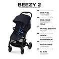 thumbnail image 5 of CYBEX Beezy 2 Compact and Lightweight Travel Stroller - Compatible with CYBEX Car Seats, Dark Blue, 5 of 5