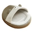 thumbnail image 3 of Cama cueva para gatos, acogedora, suministros para mascotas, nido antideslizante para gatos pequeños, perros y gatos Gris, 3 of 8