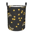 thumbnail image 2 of Goofa Bumblebee Printed Circular Hamper,Laundry Basket with Handles,Storage Baskets Foldable,Large Capacity Laundry Hamper-, 2 of 8