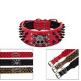 thumbnail image 4 of 2" Wide Spiked Studded Leather Dog Collar Bullet Rivets with Cool Skull Pet Accessories for Meduim Large Dogs Pitbull Boxer S-XL ShopWise Round, 4 of 13