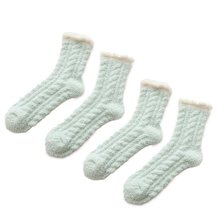 

Winter mid-tube stockings padded with stockings