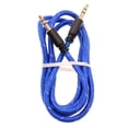 thumbnail image 1 of 3.5mm Aux Cable for Moto G Stylus (2022) Phone - Adapter Car Stereo Aux-in Audio Cord Speaker Jack Wire Braided Blue Compatible With Motorola Moto G Stylus (2022), 1 of 2