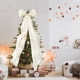 thumbnail image 3 of Christmas Decorations - 6.56 Ft Giant Bows with Long Streamers for Christmas Tree - Big Satin Bow for Tree Topper Window Wall Mantle - Indoor Home Room Party Valentines Xmas Decoration, 3 of 7
