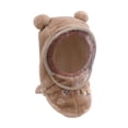 thumbnail image 3 of segolike Face Hat Windproof Animal Ears Hat Balaclava Removable Hooded Hat Face Cover for Camping Children Skiing Bear Ears Khaki, 3 of 8