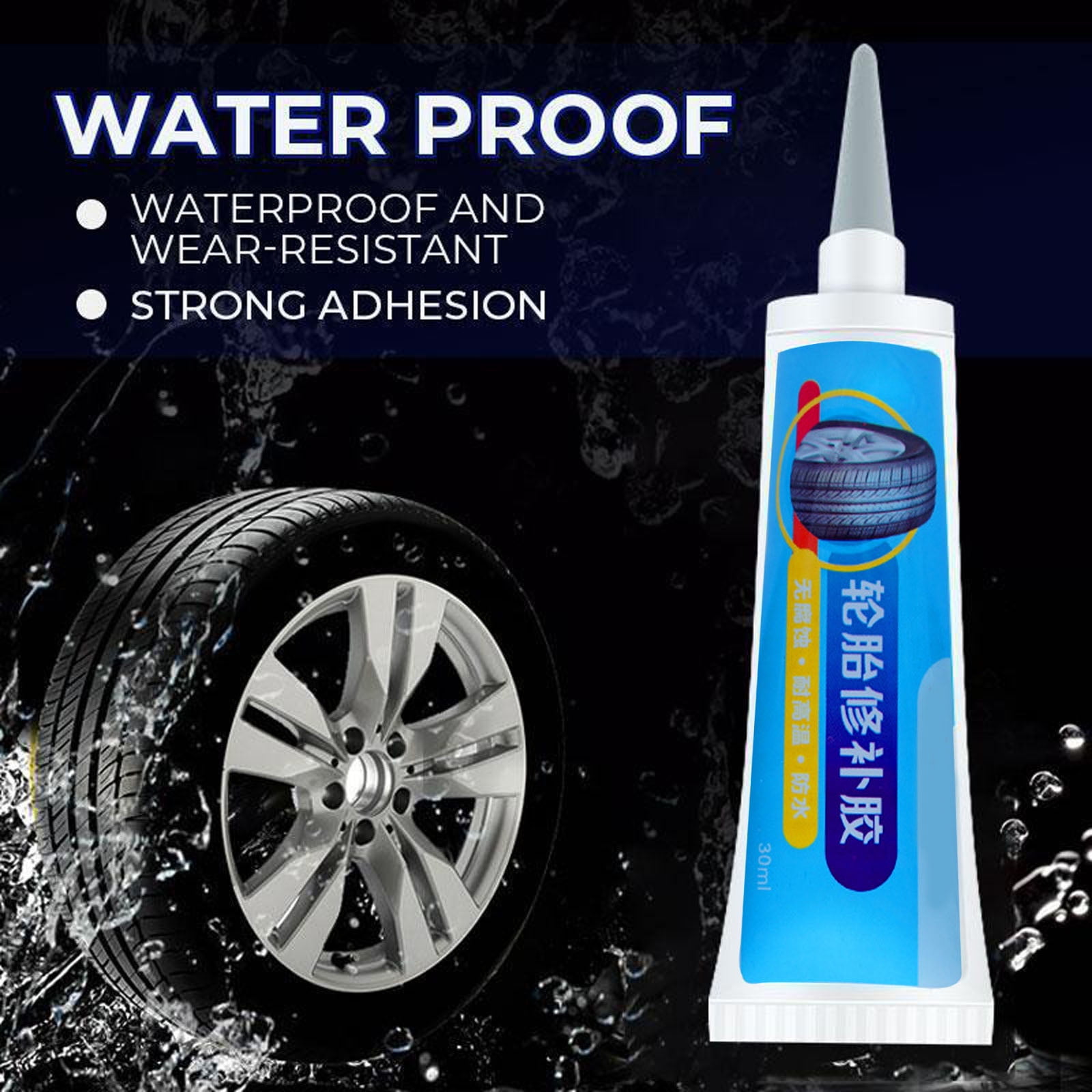 Rubber Tire Repair Glue Repair Tire Cracks Lightweight Easy Operation
