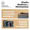 thumbnail image 3 of Cesto para Ropa Sucia Elegante 150L - Cesta de Lavandería con División, Bote Ropa Sucia Gran Capacidad, Cesto de Ropa Sucia con Tapa y Division, Canasta de Lavanderia Grande, Laundry Basket, 3 of 8