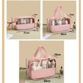 thumbnail image 2 of Clear Toiletry Bag 3 pcs, Waterproof Wash Bags Set in PVC, Large Capacity Makeup Bag with Handle, Travel Cosmetic Bag, 2 of 5