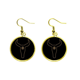 thumbnail image 1 of Bol Totem Unbranded geometria Ear Dangle Golden Drop Earring Jewelry Mujer, 1 of 3