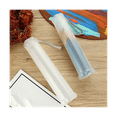 thumbnail image 5 of 4 Pack Extendable Plastic Paint Brush Case, Clear Long Paint Brush Holder Tube, Storage Pencil Container, 5 of 8