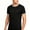 Black, variant on Men's Solid Color Breathable Short Sleeve Round Neck Athletic Tee, Lightweight Polyester Sport Top for Gym Running Outdoor Casual Daily Wear Mens Fashion