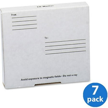 (7 pack) (7 Pack) Quality Park, QUA64105, Corrugated Media Mailer, 1 Each, White