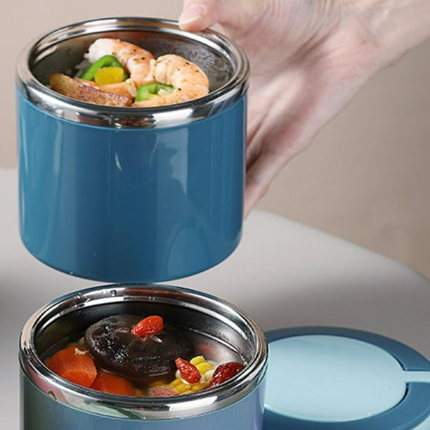 Contenedores de taza termica de cocina tarro de comida caliente fiambrera Bento al vacio fiambrera de gachas contenedor de comida taza de desayun 630ml Baoblaze Fiambreras Termicas Bodega Aurrera en l...